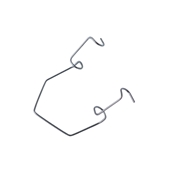 Lehner Temporal Speculum, Open 14mm Blades With 18mm Spread, And Angled 45 Degrees Upward For Temporal Approach  